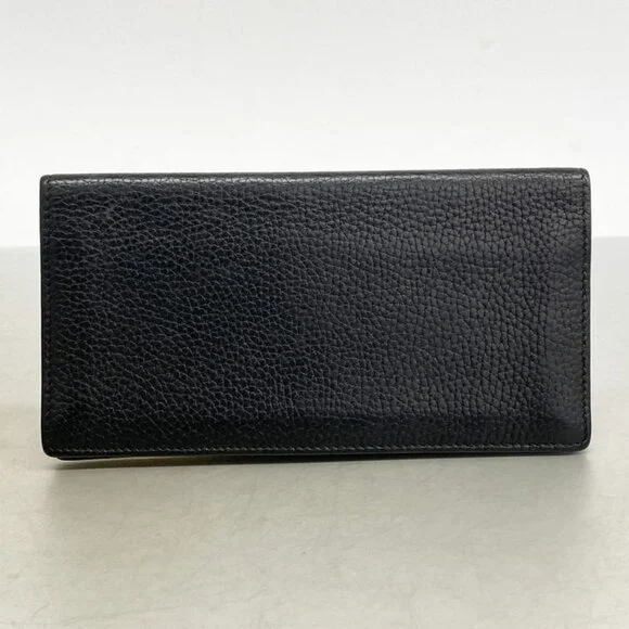 Gucci Wallet Leather Black Silver - Picture 8 of 8